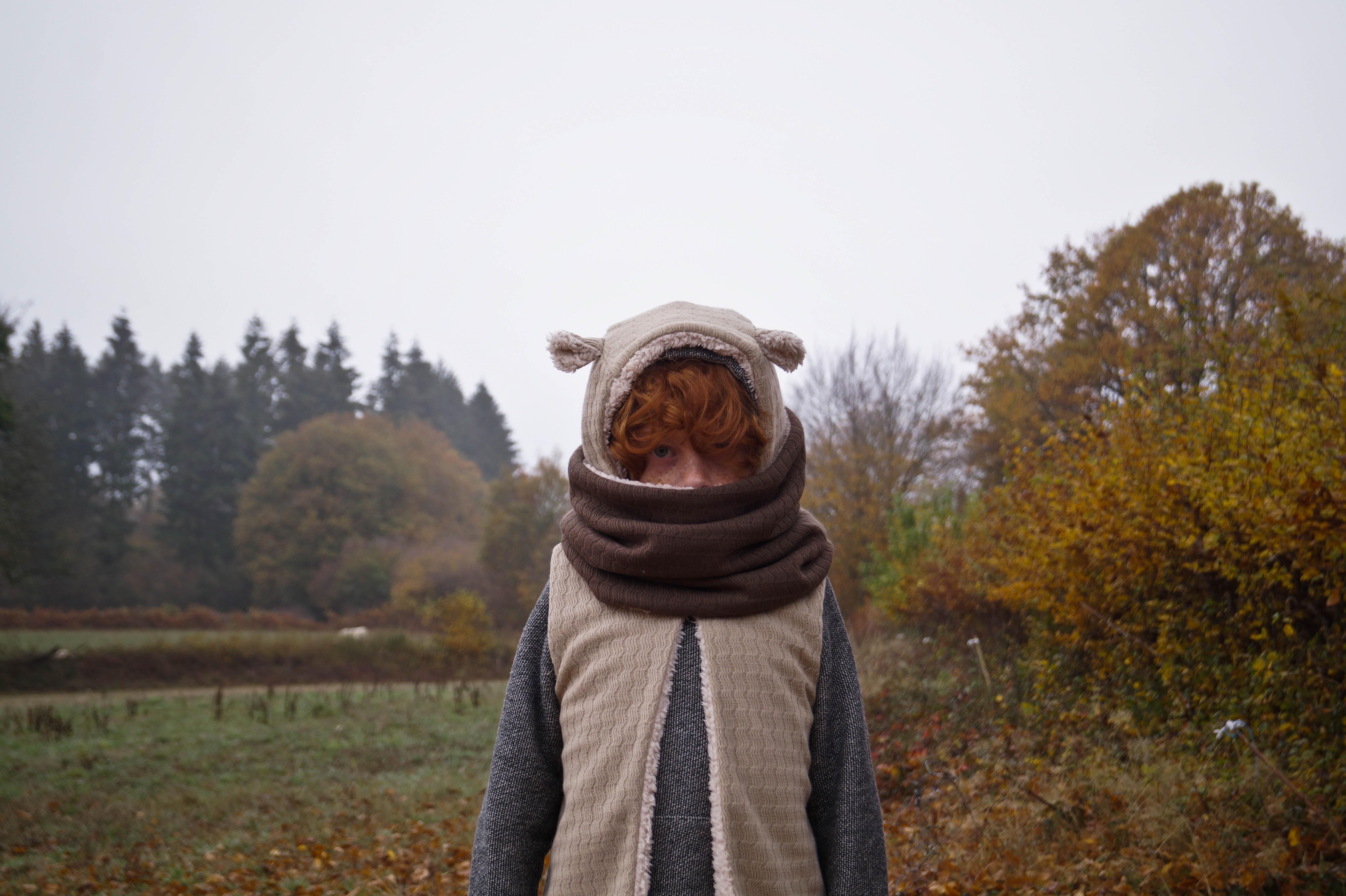 Shooting automne Minabulle garçon raleur