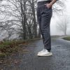pantalon oscar gris à rayures
