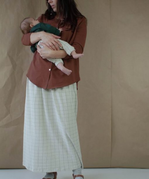 matchy-matchy mère enfant legging unisexe gris Minabulle coton bio