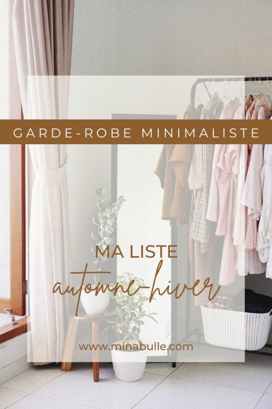 dressing minimaliste liste