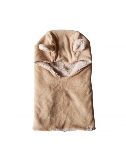 cagoule à oreilles latte