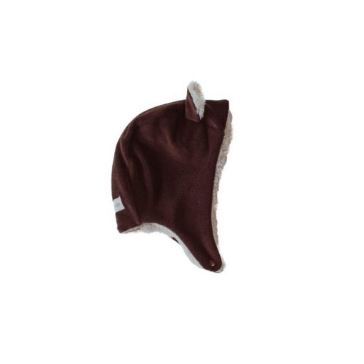 bonnet à oreilles marron