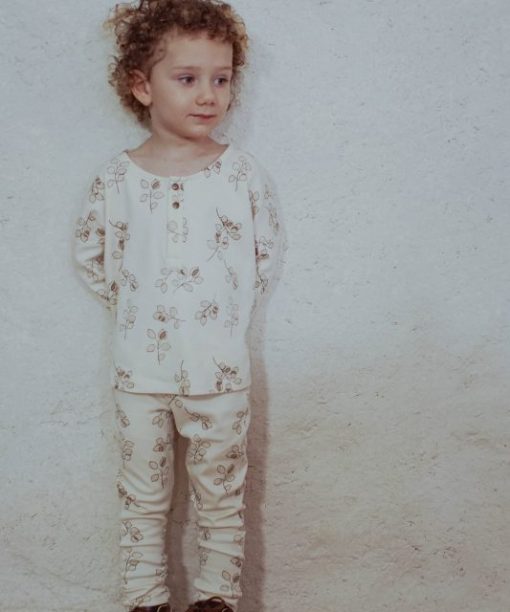 legging enfant motif coton bio