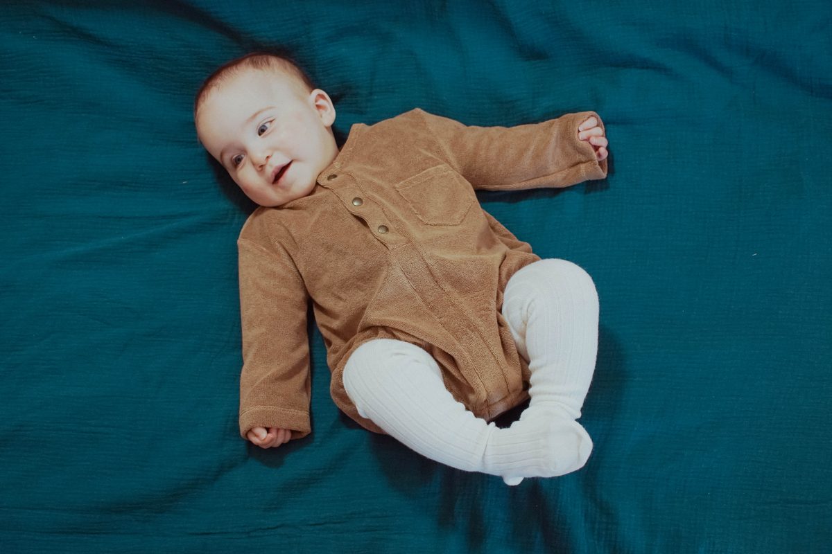 Tenue Bébé Garçon 3 Pièces - Barboteuse à Carreaux + Pantalon Long + Nœud Papillon - 100% Coton - Taille 0-18 Mois