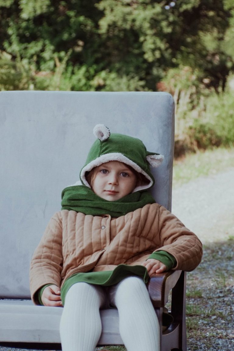 Petit Bateau Snood Mixte Enfant Vert Avoriaz / Blanc Avalanche - Taille Unique, Chaud Et Doux